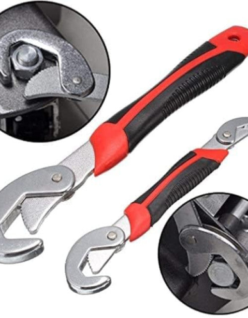 Stainless Steel Socket Adjustable Universal Multi Function Wrench Spanner Set Tool