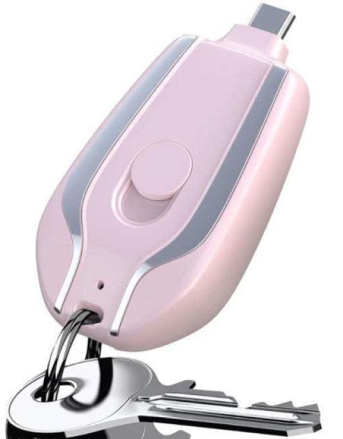 The Mini Power Emergency Pod - Your Portable 1500Mah Keychain Charger with Overcharging Protection(C-Type)